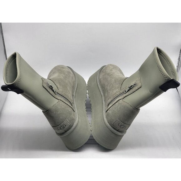 UGG Classic Dipper Platform Green Boots Womens 1144031 Size 9 - Picture 5 of 9